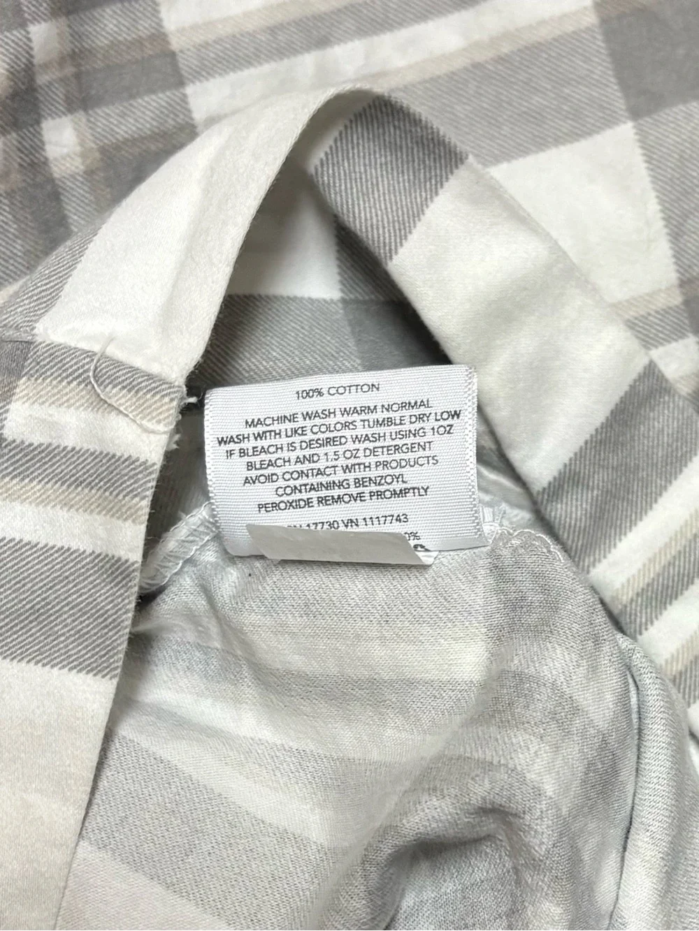 Threshold Gray and White Plaid Pillowcase Cover